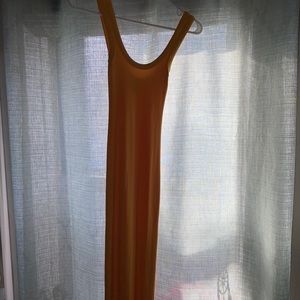 Body con bright yellow dress